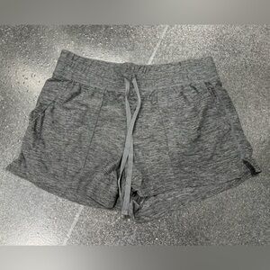 90 Degree By Reflex Charcoal Athletic Shorts